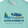 water-rudders-up-tee-chalky-mint-chest Water Rudders Up Tee in Chalky Mint, close-up