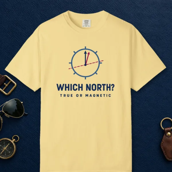 Which North Tee in Butter, front view