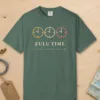 Zulu Time Tee in Blue Spruce, front view